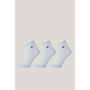 PONOŽKY GANT SHIELD SOCKS 3-PACK WHITE obraz