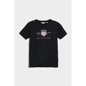 TRIČKO GANT ARCHIVE SHIELD SS T-SHIRT černá S obraz