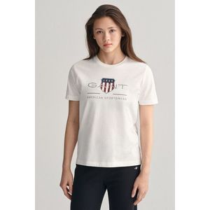 TRIČKO GANT ARCHIVE SHIELD SS T-SHIRT WHITE obraz