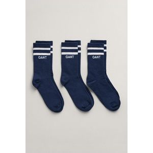 PONOŽKY GANT SPORT SOCKS 3-PACK EVENING BLUE obraz