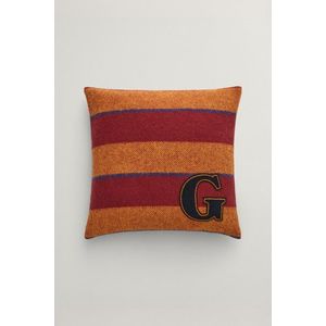 POVLAK NA POLŠTÁŘ GANT VARSITY STRIPE CUSHION 50X50 PLUMPED RED obraz