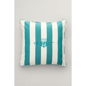 POVLAK NA POLŠTÁŘ GANT STRIPE ARCHIVE SHIELD CUSHION 50X50 OCEAN TURQUOSIE obraz