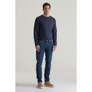 DŽÍNY GANT REGULAR GANT JEANS DARK BLUE WORN IN obraz