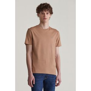 TRIČKO GANT REG SHIELD SS T-SHIRT WARM KHAKI obraz