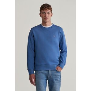 MIKINA GANT REG SHIELD C-NECK SWEAT VINTAGE BLUE obraz