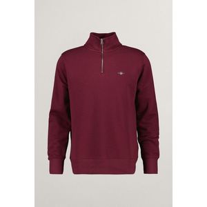 MIKINA GANT REG SHIELD HALF ZIP SWEAT WINE RED obraz