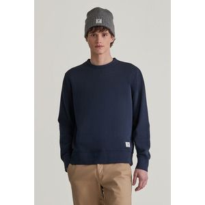 MIKINA GANT WASHED C-NECK SWEAT EVENING BLUE obraz