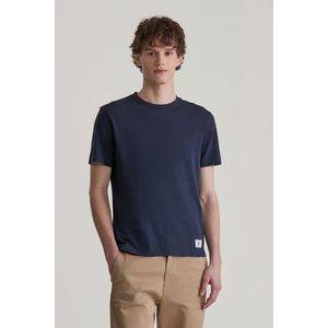 TRIČKO GANT WASHED SS TSHIRT EVENING BLUE obraz