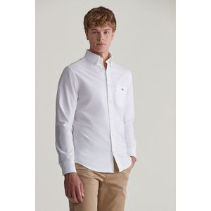 KOŠILE GANT REG OXFORD SHIRT WHITE obraz