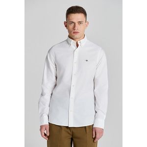 KOŠILE GANT SLIM OXFORD SHIRT WHITE obraz