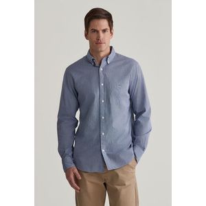 KOŠILE GANT REG POPLIN MICRO GINGHAM SHIRT COLLEGE BLUE obraz