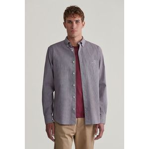 KOŠILE GANT REG POPLIN MICRO GINGHAM SHIRT PLUMPED RED obraz