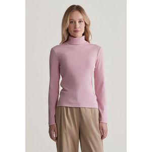 ROLÁK GANT SLIM RIB TURTLENECK DUSTY PINK obraz