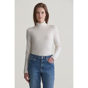 ROLÁK GANT SLIM RIB TURTLENECK EGGSHELL obraz