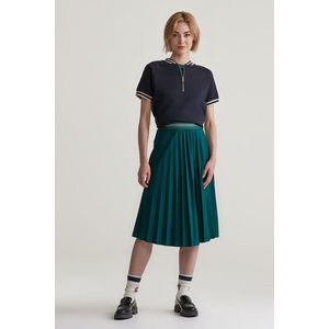 SUKNĚ GANT JERSEY PLEATED SKIRT DEEP FOREST obraz