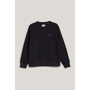 MIKINA GANT SHIELD C-NECK SWEAT BLACK obraz