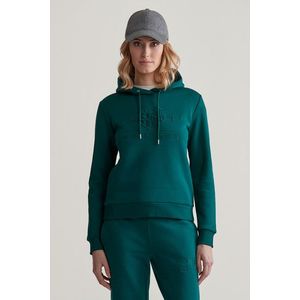 MIKINA GANT REG TONAL SHIELD HOODIE DEEP FOREST obraz