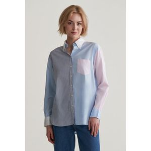 KOŠILE GANT REL PATCHWORK BD SHIRT MUTED BLUE obraz