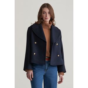 BUNDA GANT WOOL PEACOAT EVENING BLUE obraz