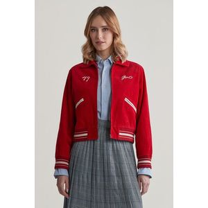 BUNDA GANT CORD VARSITY JACKET RUBY RED obraz