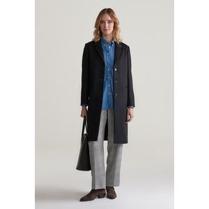 KABÁT GANT CLASSIC TAILORED WOOL COAT BLACK obraz