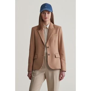 SAKO GANT SLIM TWILL BLAZER CARAMEL BEIGE obraz