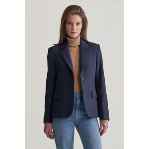 SAKO GANT SLIM TWILL BLAZER EVENING BLUE obraz