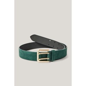 OPASEK GANT DOUBLE ROW SUEDE BELT DEEP FOREST obraz