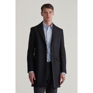 KABÁT GANT CLASSIC WOOL COAT EBONY BLACK obraz