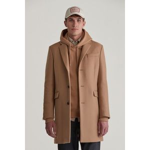 KABÁT GANT CLASSIC WOOL COAT MUSTARD BEIGE obraz