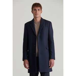 KABÁT GANT CLASSIC WOOL COAT NIGHT BLUE obraz