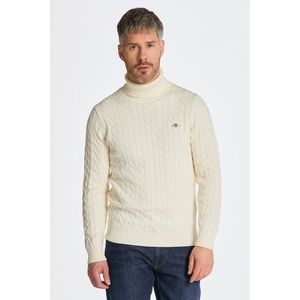 ROLÁK GANT COTTON CABLE TURTLE NECK CREAM obraz