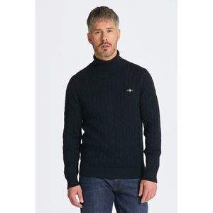 ROLÁK GANT COTTON CABLE TURTLE NECK EVENING BLUE obraz