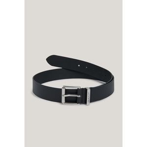 OPASEK GANT LOGO LEATHER BELT BLACK obraz