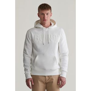 MIKINA GANT EMBOSSED SWEAT HOODIE EGGSHELL obraz