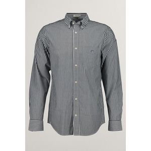 KOŠILE GANT REG POPLIN STRIPE SHIRT BLACK obraz