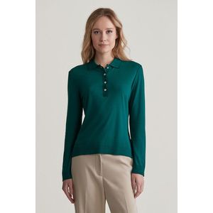 POLOKOŠILE GANT REG SEAMLESS LS POLO DEEP FOREST obraz