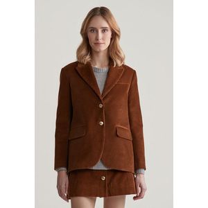 SAKO GANT REG CORD BLAZER CACAO obraz