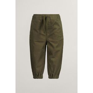 KALHOTY GANT PULL ON PANTS JUNIPER GREEN obraz