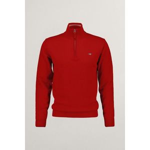 SVETR GANT SUPERFINE LAMBSWOOL HALF ZIP BRIGHT RED obraz