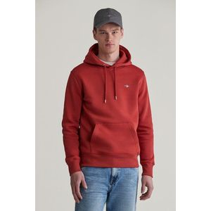 MIKINA GANT REG SHIELD HOODIE IRON RED obraz