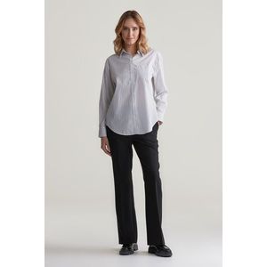 KALHOTY GANT SLIM FLARE SLACK BLACK obraz