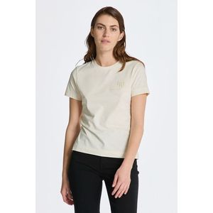 TRIČKO GANT REG TONAL SHIELD SS T-SHIRT LINEN obraz