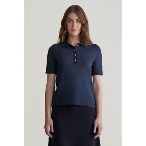 POLOKOŠILE GANT REG SEAMLESS SS POLO EVENING BLUE obraz