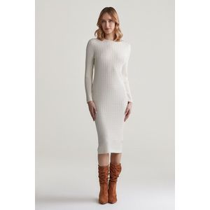 ŠATY GANT MINI CABLE KNIT DRESS CREAM obraz