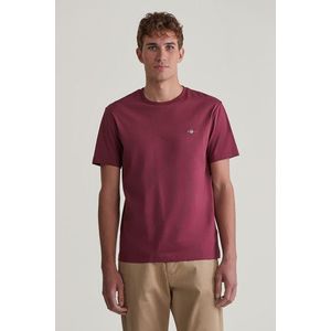 TRIČKO GANT REG SHIELD SS T-SHIRT WINE RED obraz