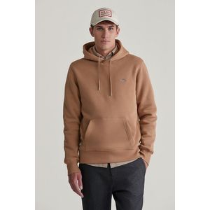 MIKINA GANT REG SHIELD HOODIE WARM KHAKI obraz