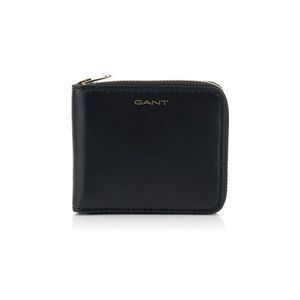 PENĚŽENKA GANT LEATHER ZIP WALLET BLACK obraz