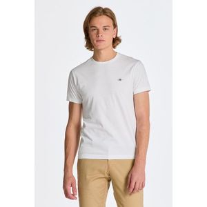 TRIČKO GANT SLIM SHIELD SS T-SHIRT WHITE obraz