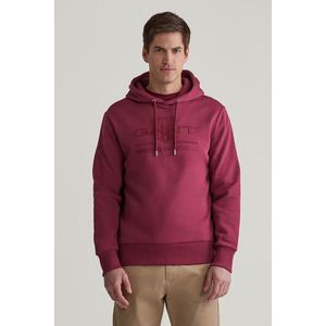 MIKINA GANT REG TONAL SHIELD HOODIE RICH WINE obraz